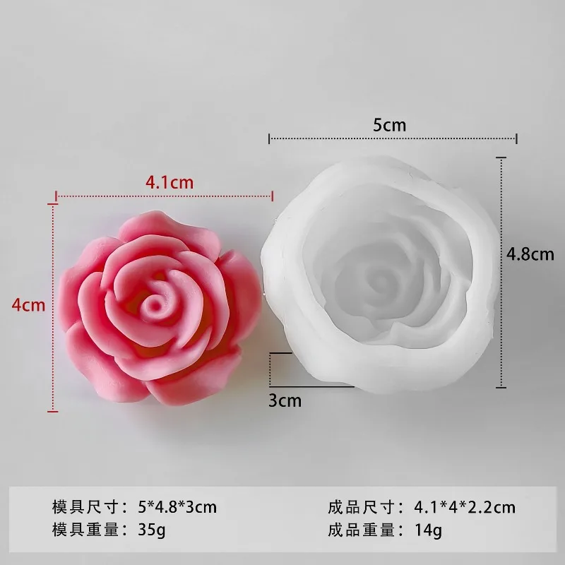 Kerzenform Rose 4