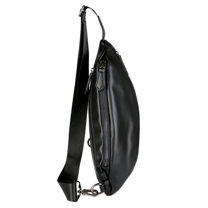 Unisex-Brusttasche aus PU-Leder mit Verstellgurt 3