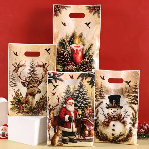 Retro-Weihnachtsgeschenktüte