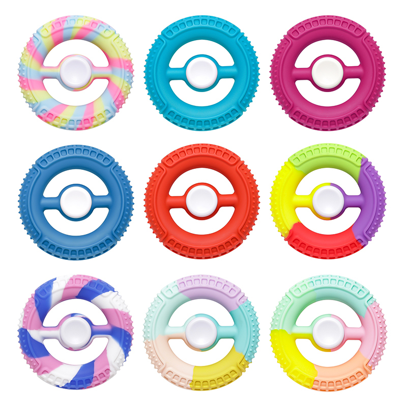 Mini Fidget Spinner aus Silikon 2