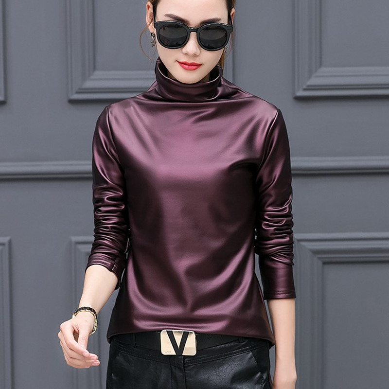 Damen Kunstlederjacke