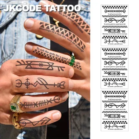 temporäres Tattoo