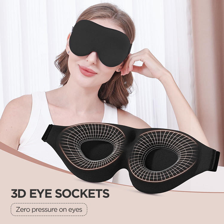 3D Schlafmaske Memory Foam Total Blackout 4