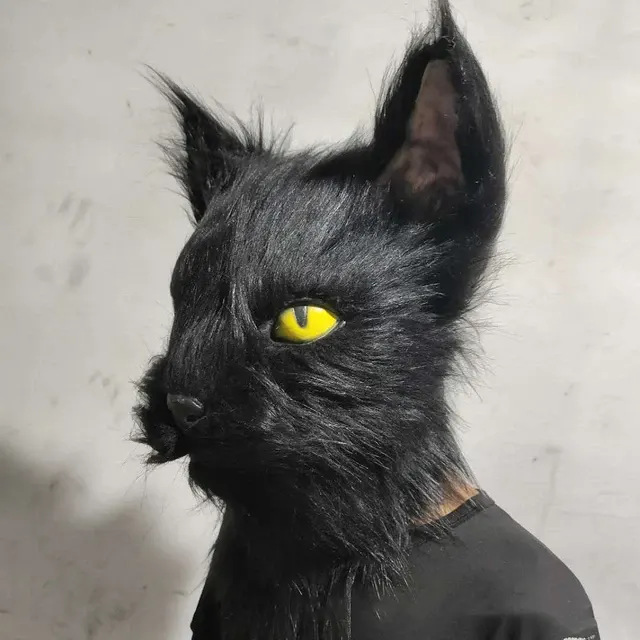 Katzen Latex-Maske 3