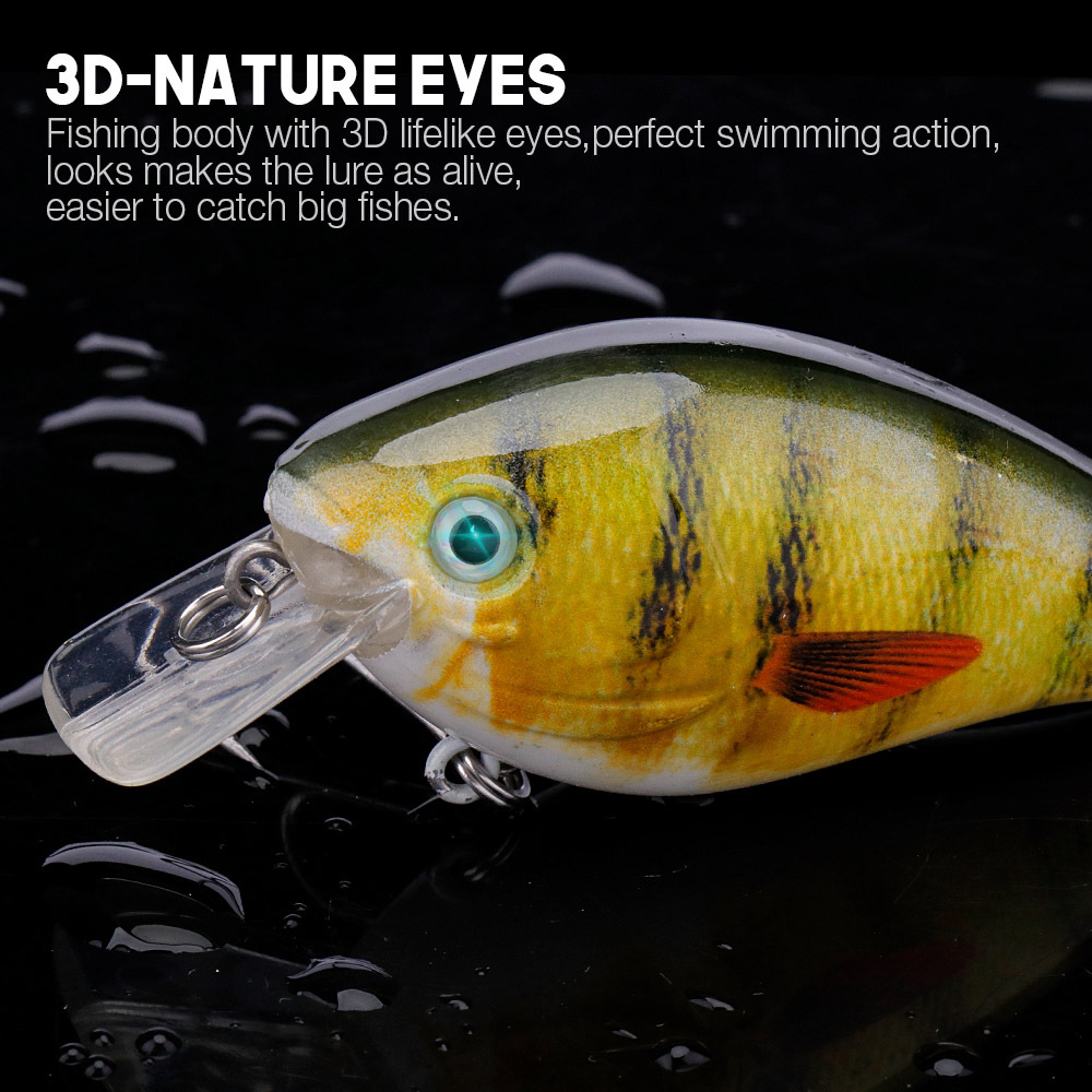 Crankbait-Set 6cm 12g für Barsche 4