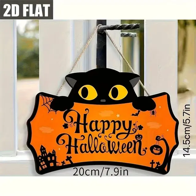 Halloween-Holzschild 4