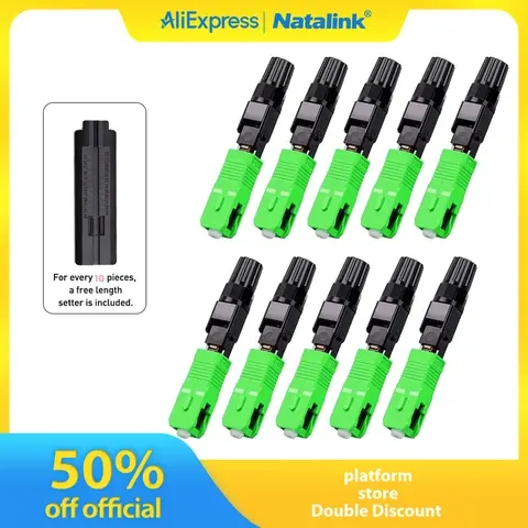 Glasfaser-Schnellverbinder