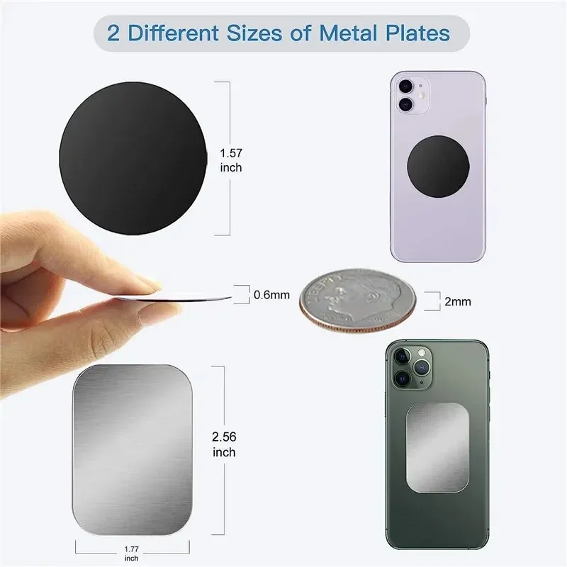 Runde Metallplatte für Magnethalterung 4
