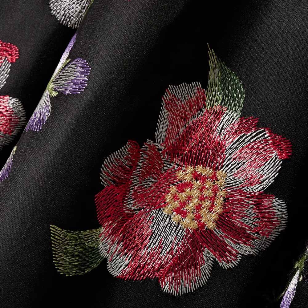 Vintage Blumenmaxikleid mit Smok-Details 3