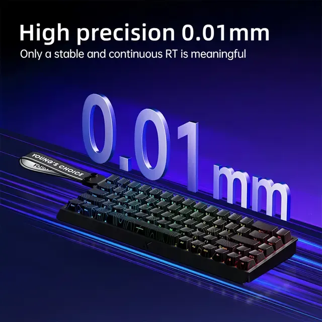 Magnetschalter-Gaming-Tastatur mit 68 Tasten 2