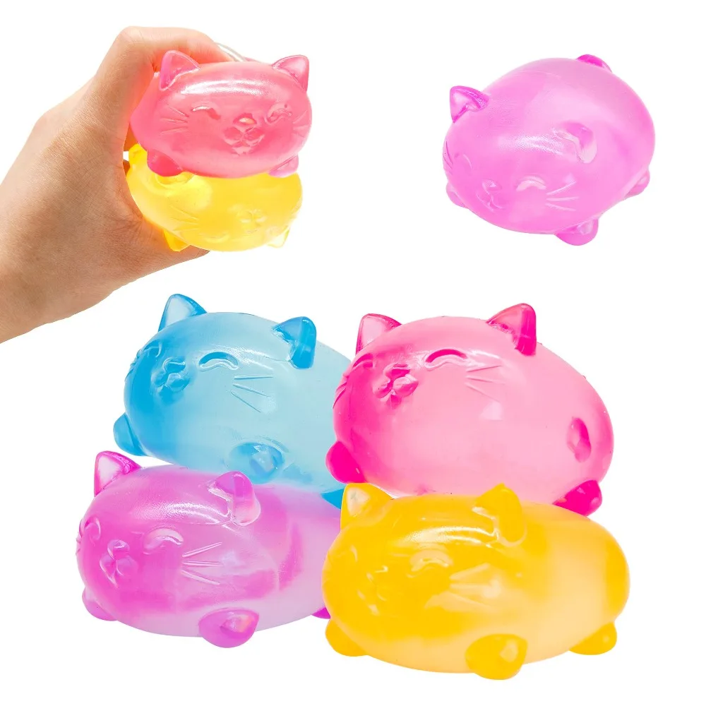 Mini Katzen-Squishy Stressbälle für Kinder und Erwachsene