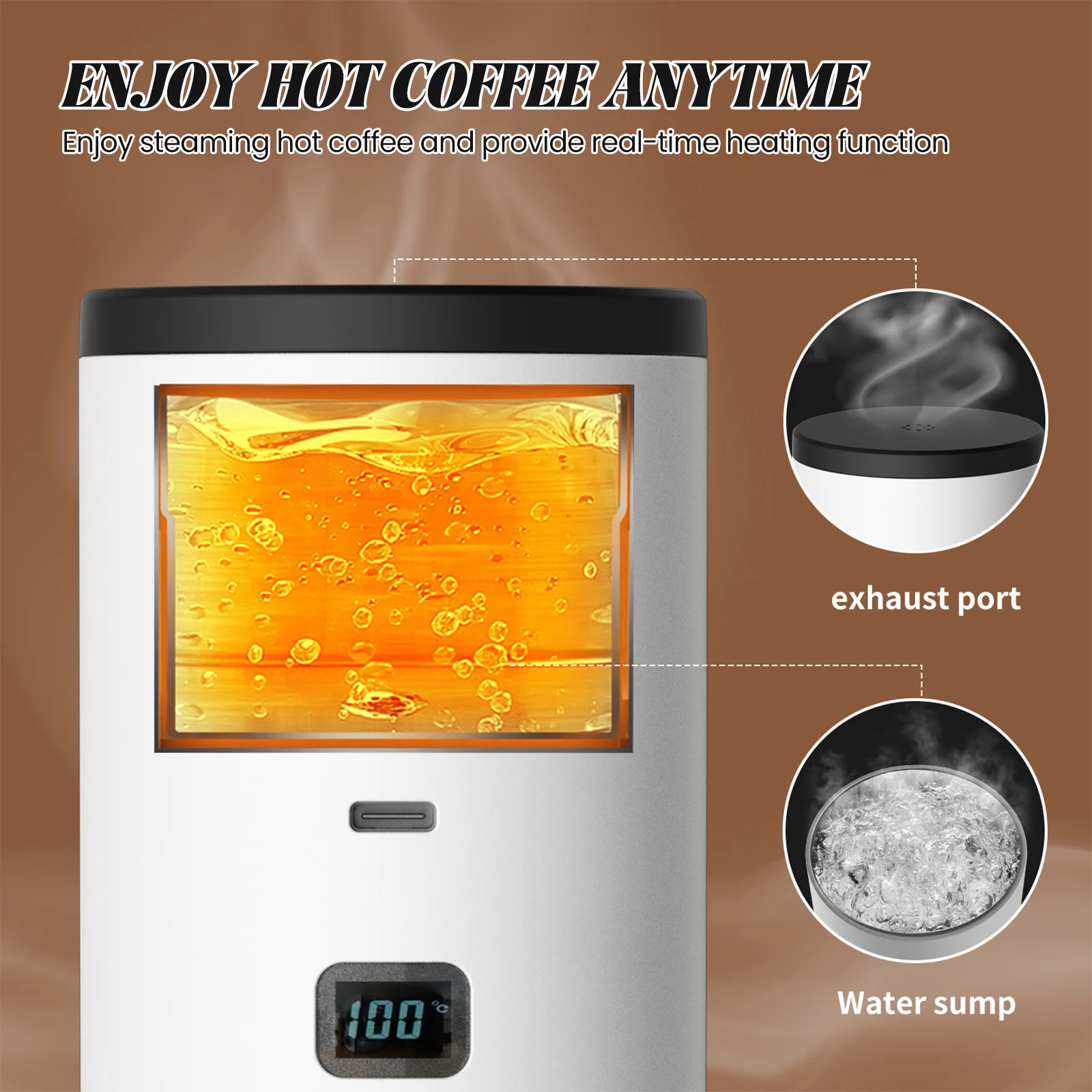 Tragbare kabellose Kapsel-Espressomaschine für Reisen 2