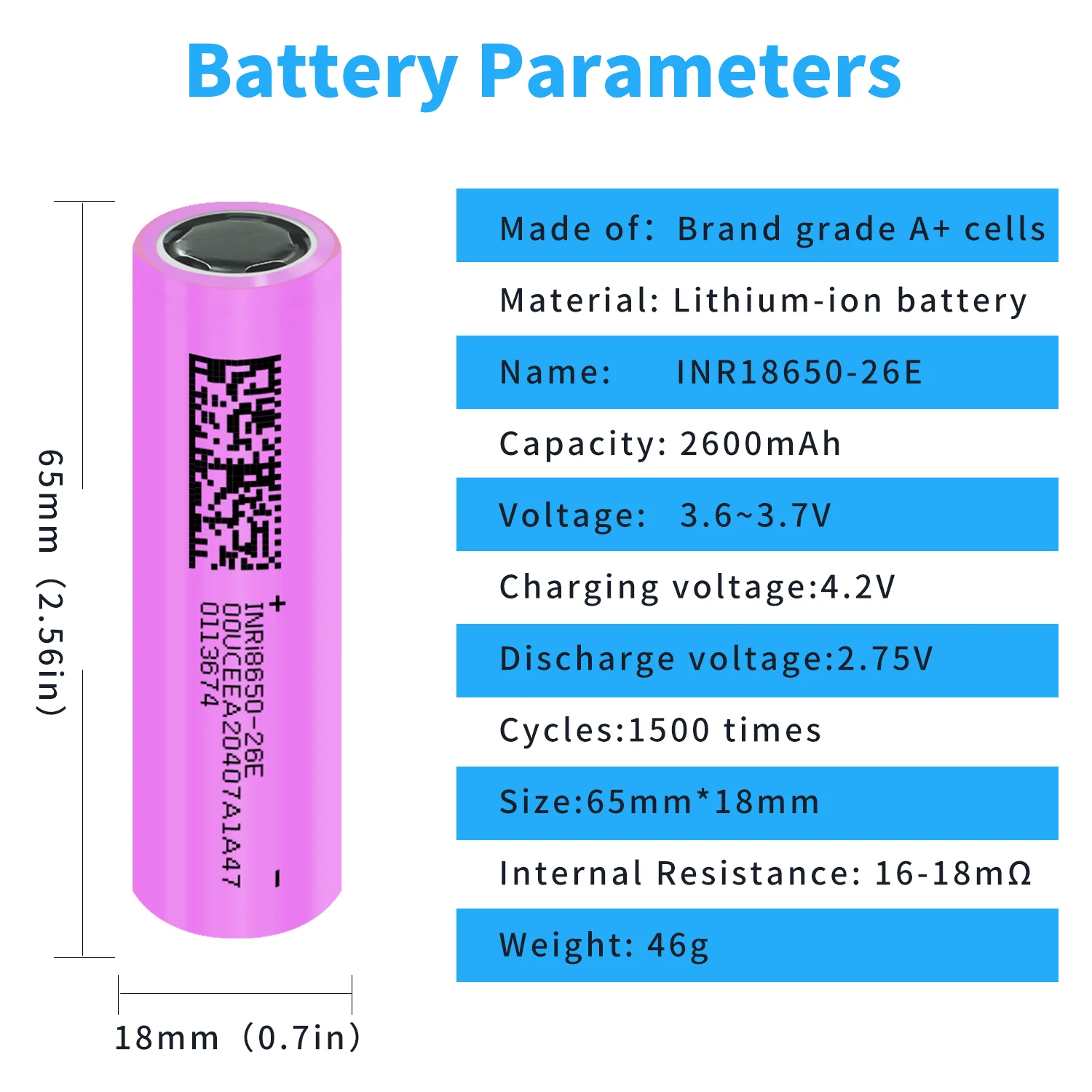 18650 Lithium-Akku 2