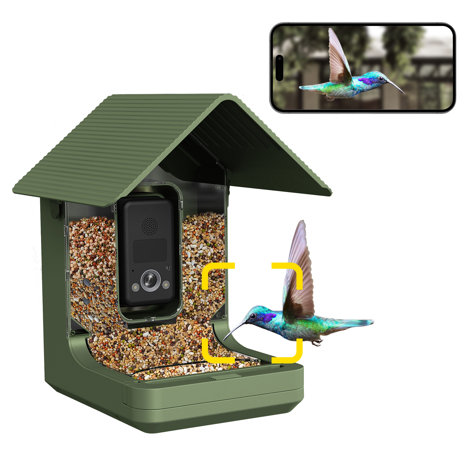 Smart Vogelfutterhaus mit Kamera 2
