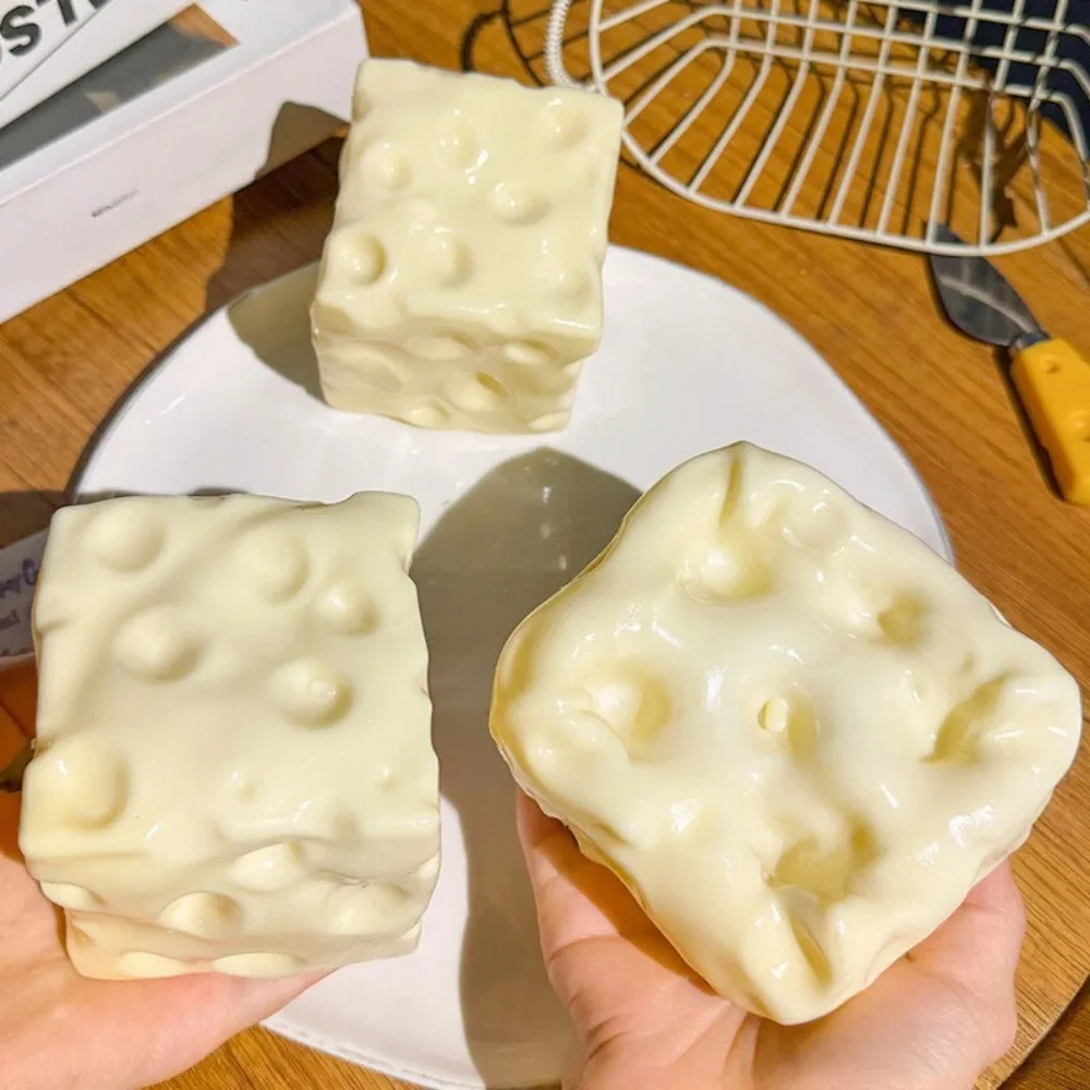 Squishy Käsewürfel Stressball für Kinder