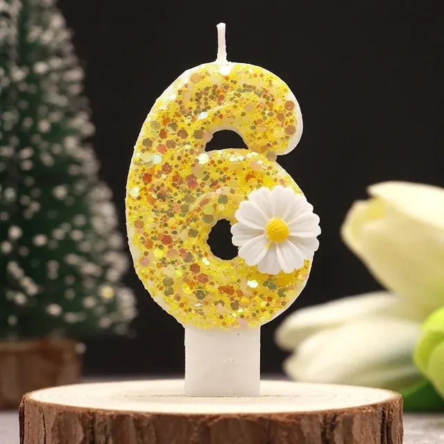 Zahlenkerze Geburtstag 4