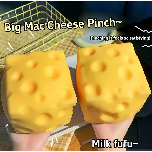 Käse-Squishy mit langsamem Rückprall 3
