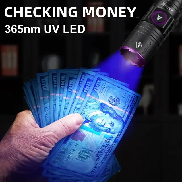 Hochleistungs-UV-Taschenlampe 15 W mit USB-Akku 4