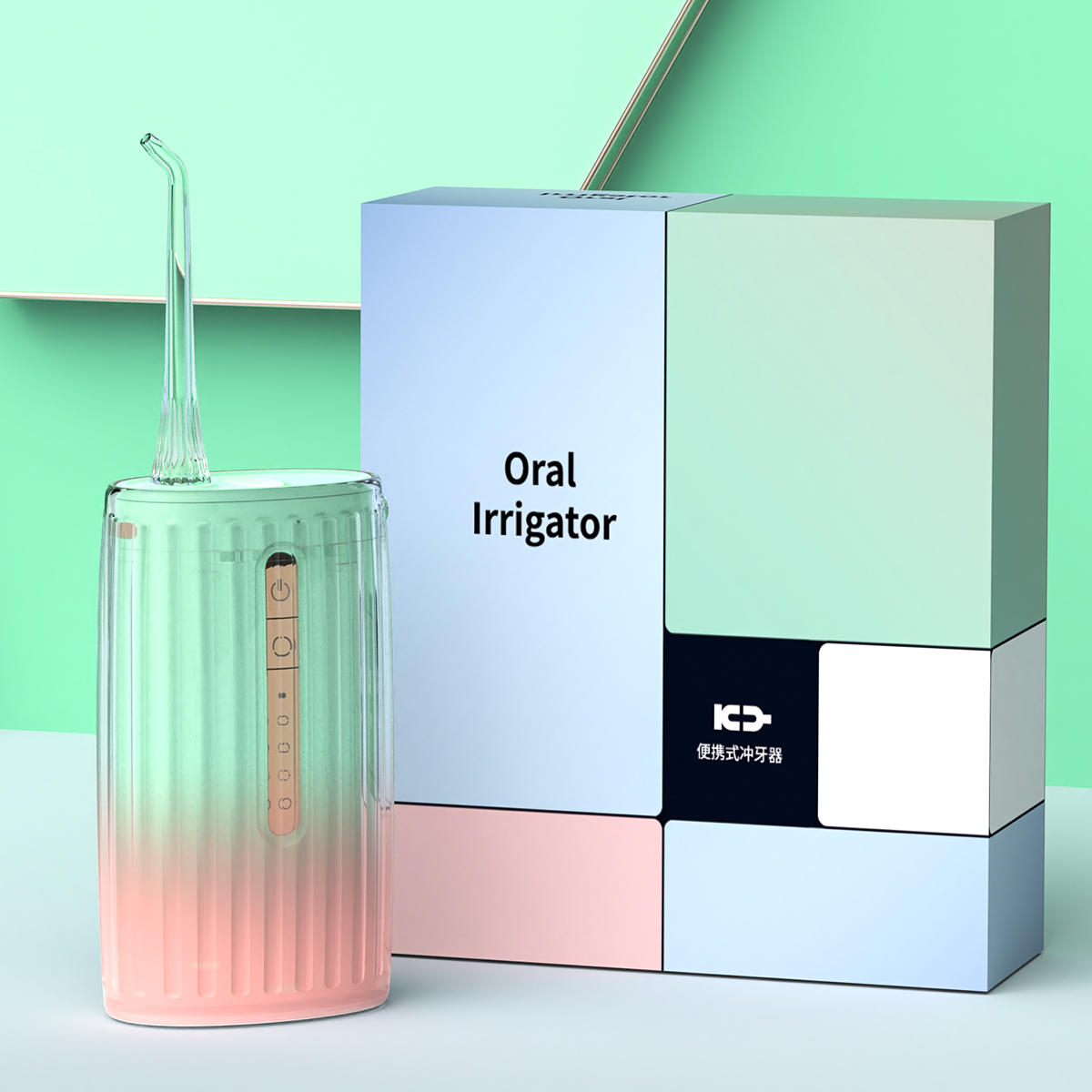 Elektrisches Zahnpflege-Set mit Munddusche 2