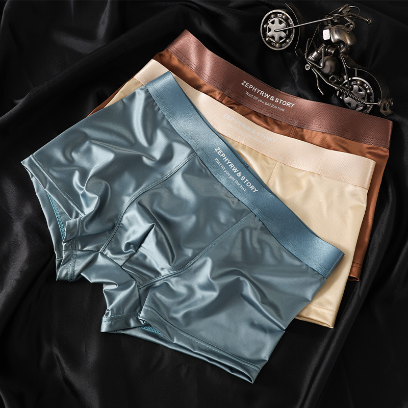 Herren Eisseide Unterwäsche Sommer Light Luxury