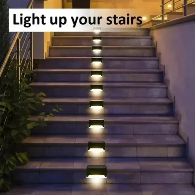 Solar-LED-Gartenleuchten für Treppen und Wege 3