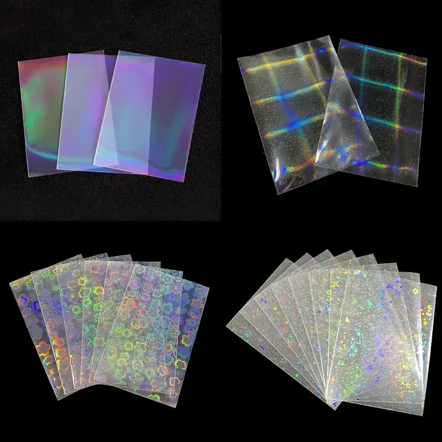 Holografische Kartenhüllen 65 x 90 mm, 100 Stück 3