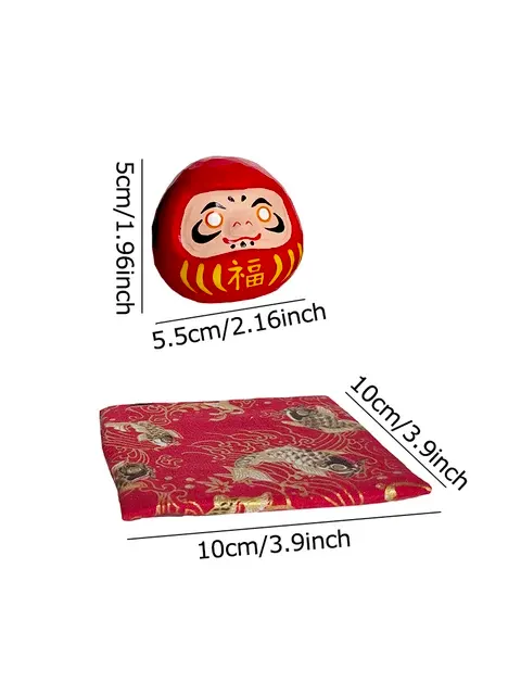 Holz Daruma Puppe 2