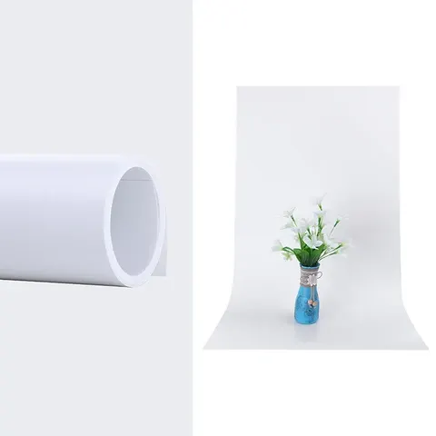 weißer PVC-Fotohintergrund