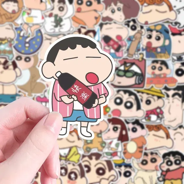 100 Stück Crayon-Shin-Chan-Wasserfeste-Sticker 3
