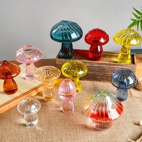 Glas-Pilzvase