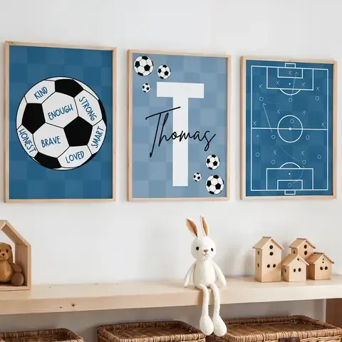 Fußball-Wandbild-Set