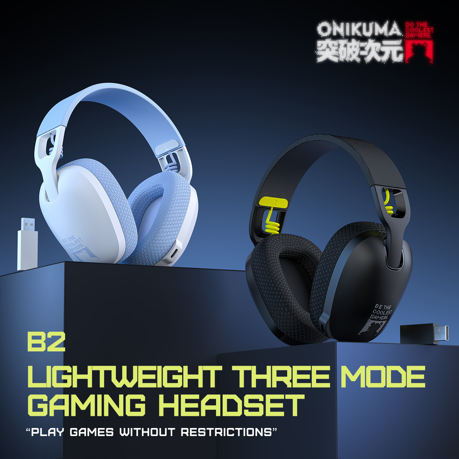 2,4-GHz-Gaming-Headset mit Over-Ear-Kopfhörern 2
