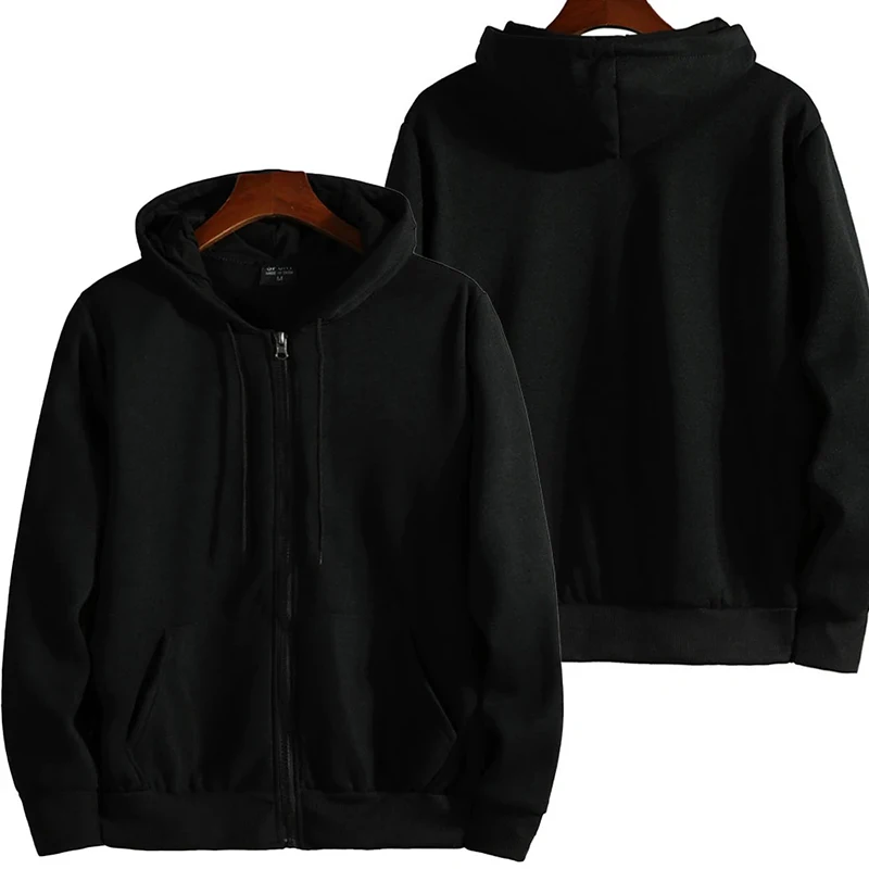Reißverschluss-Kapuzenpullover Herren 3