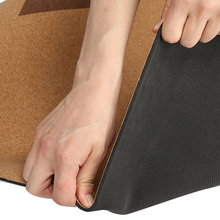 Rutschfeste Yogamatte aus Kork und Kautschuk 3