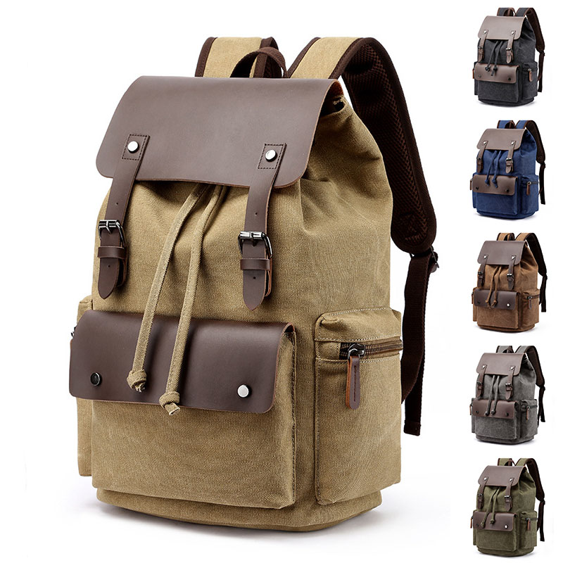 Canvas-Business-Rucksack mit Laptopfach