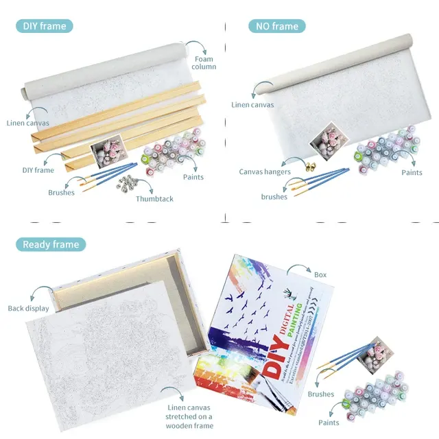 Malen-nach-Zahlen-Set 4