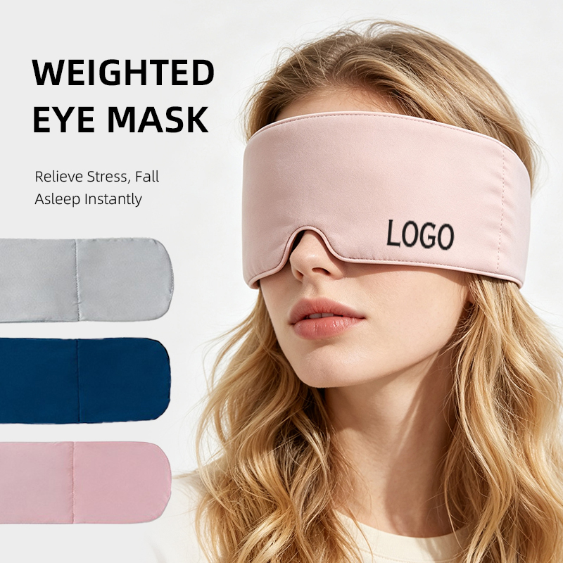 Beschwerte Schlafmaske mit Eisgefühl