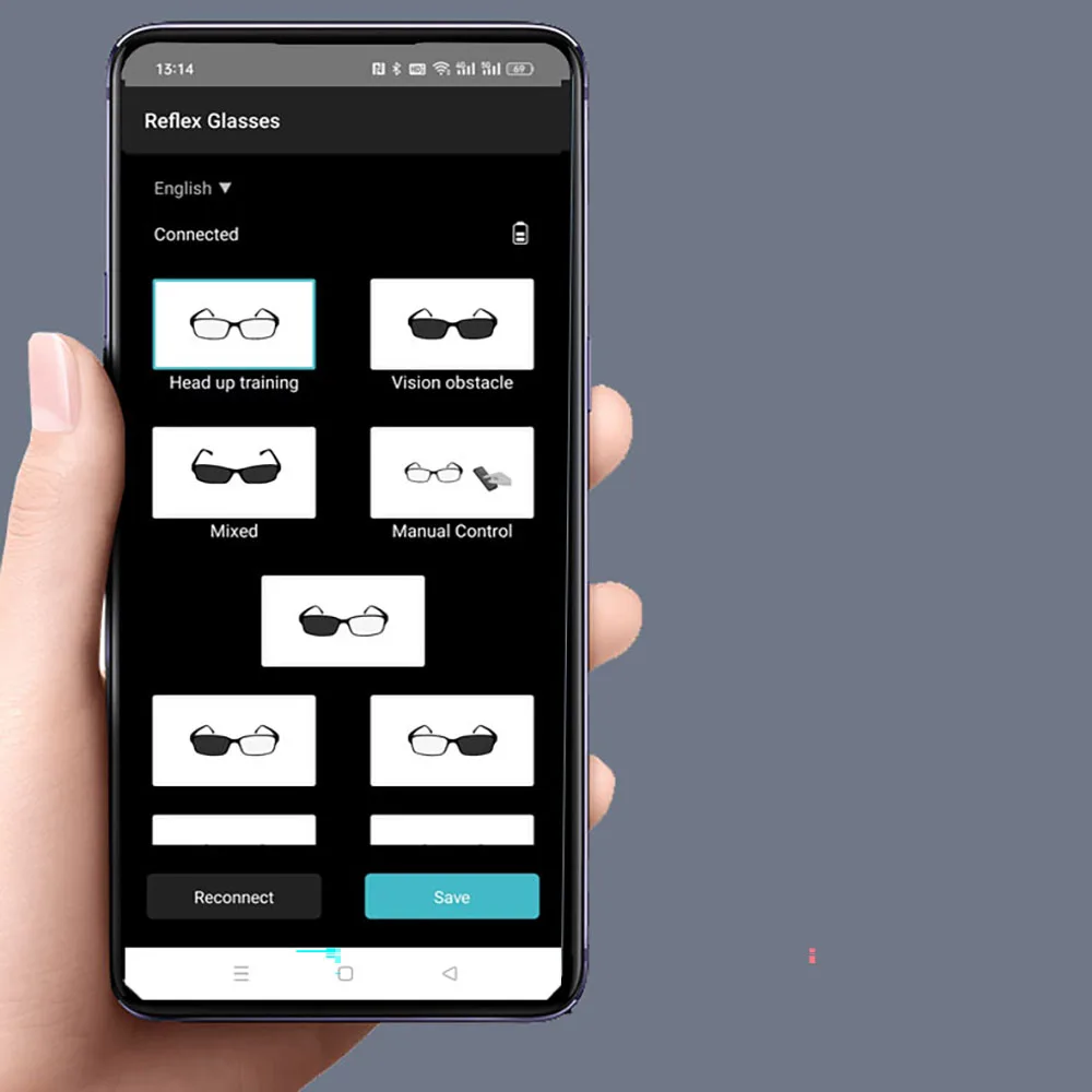 Reaktionstrainingsbrille 4
