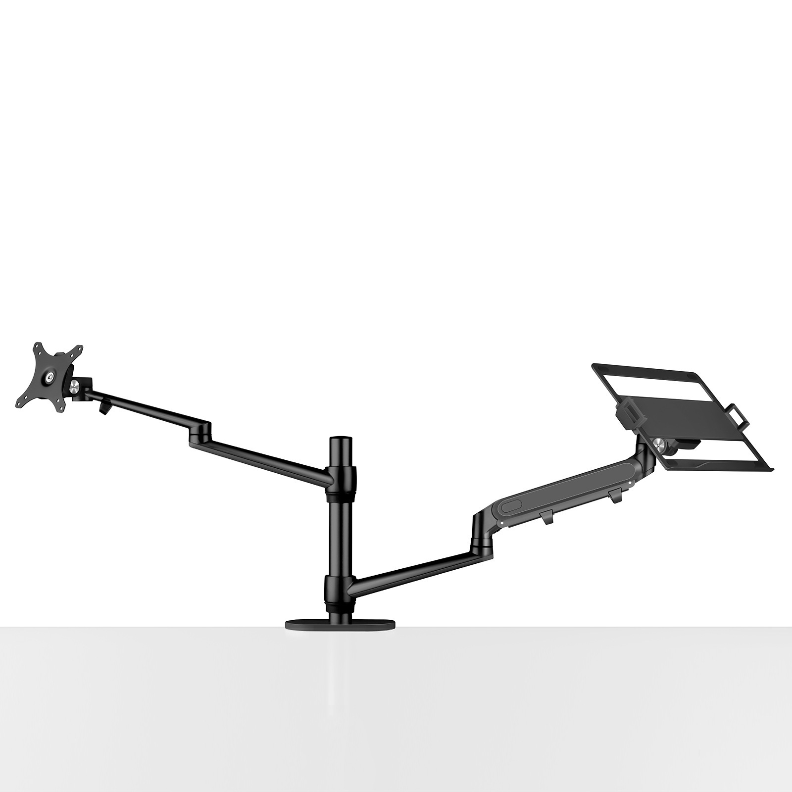 Gasfeder Laptopständer Home-Office Doppelarm 4