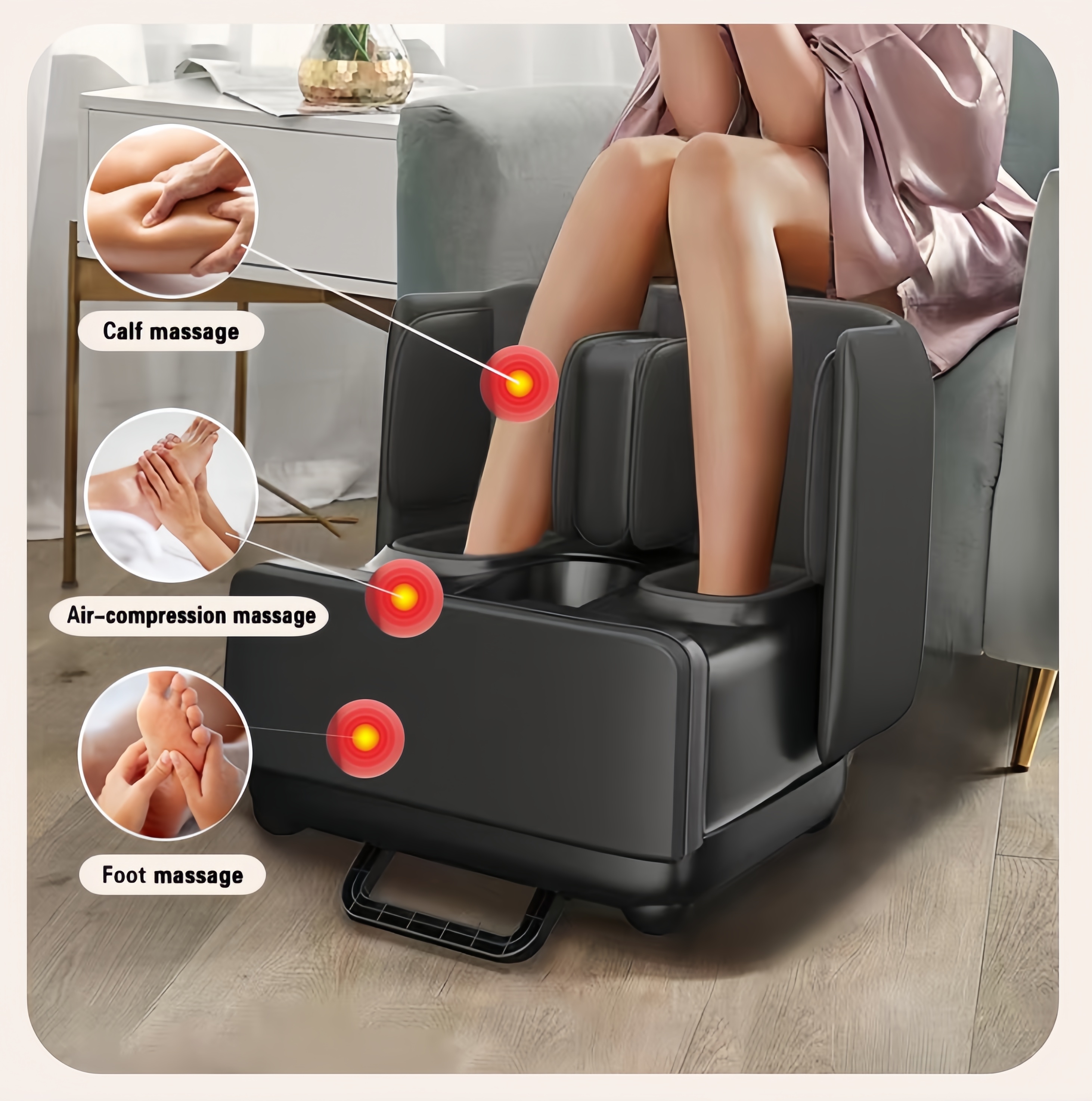 Shiatsu-Fußmassagegerät mit Wadenmassage 2