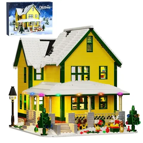 Weihnachtsdorf-Bausteinset