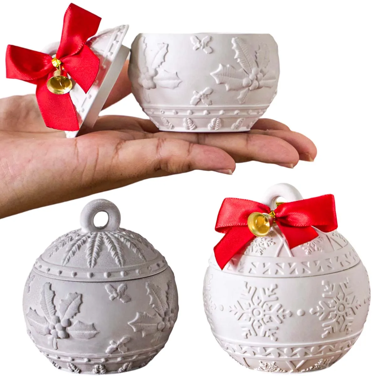 Relief-Glas-Silikonform-Set