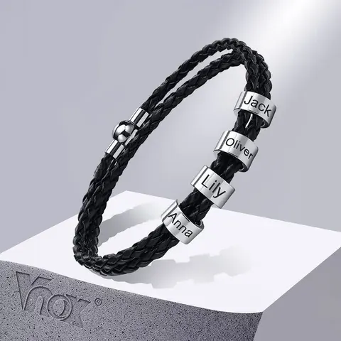 Lederarmband mit Namen