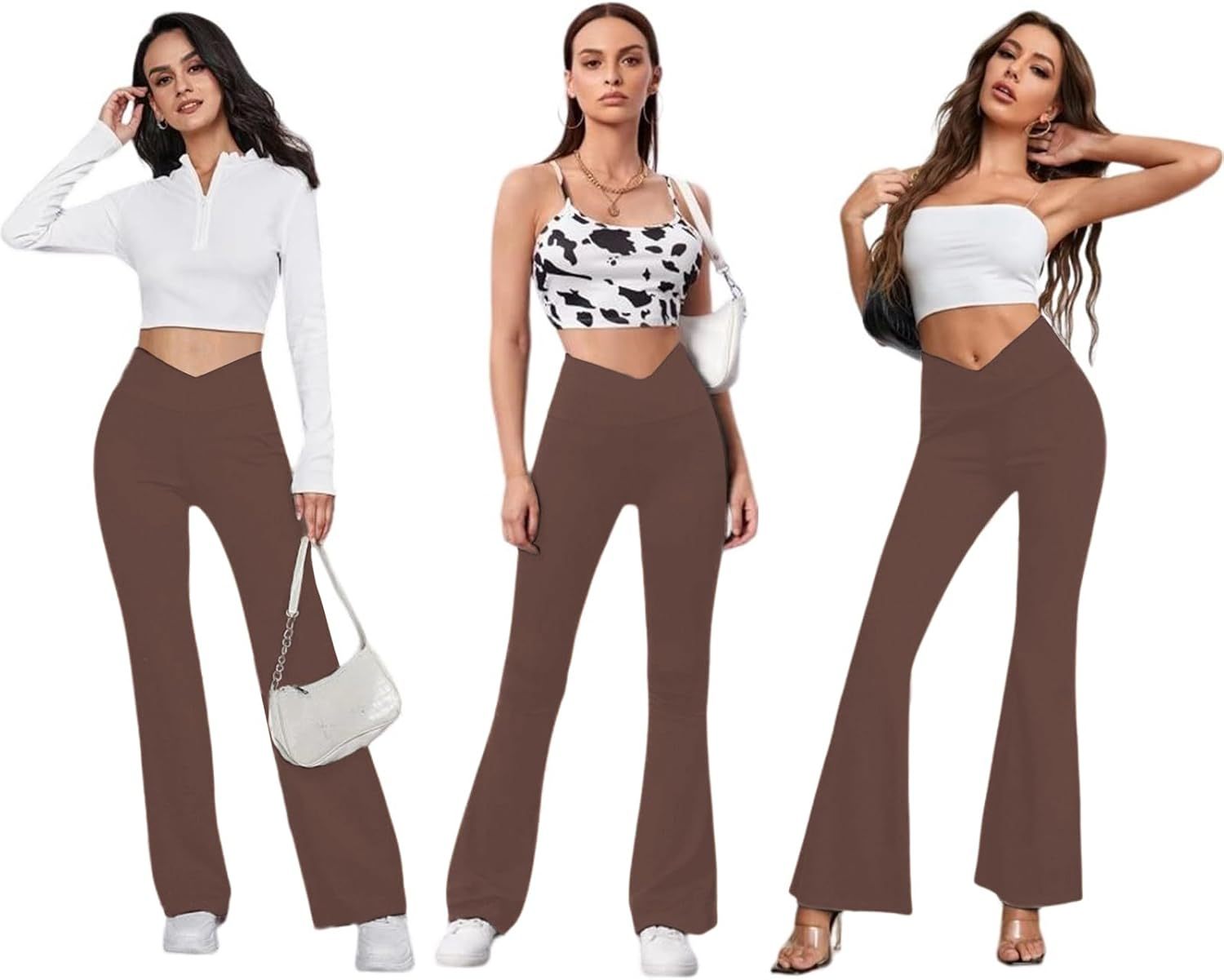 Flare-Leggings mit Taschen und Bauchkontrolle 2