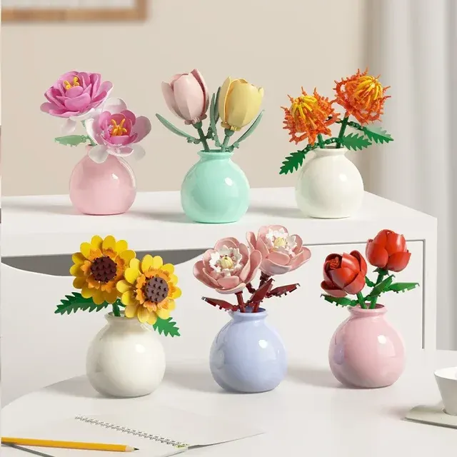 Bausteine Blumen-Set 2