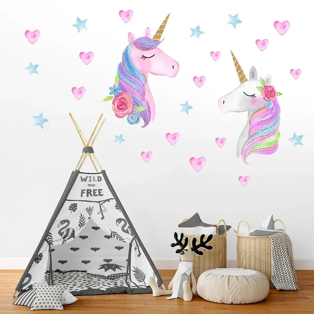 Leuchtende Einhorn-Wandsticker 4