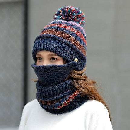 Gestrickte Wintermütze