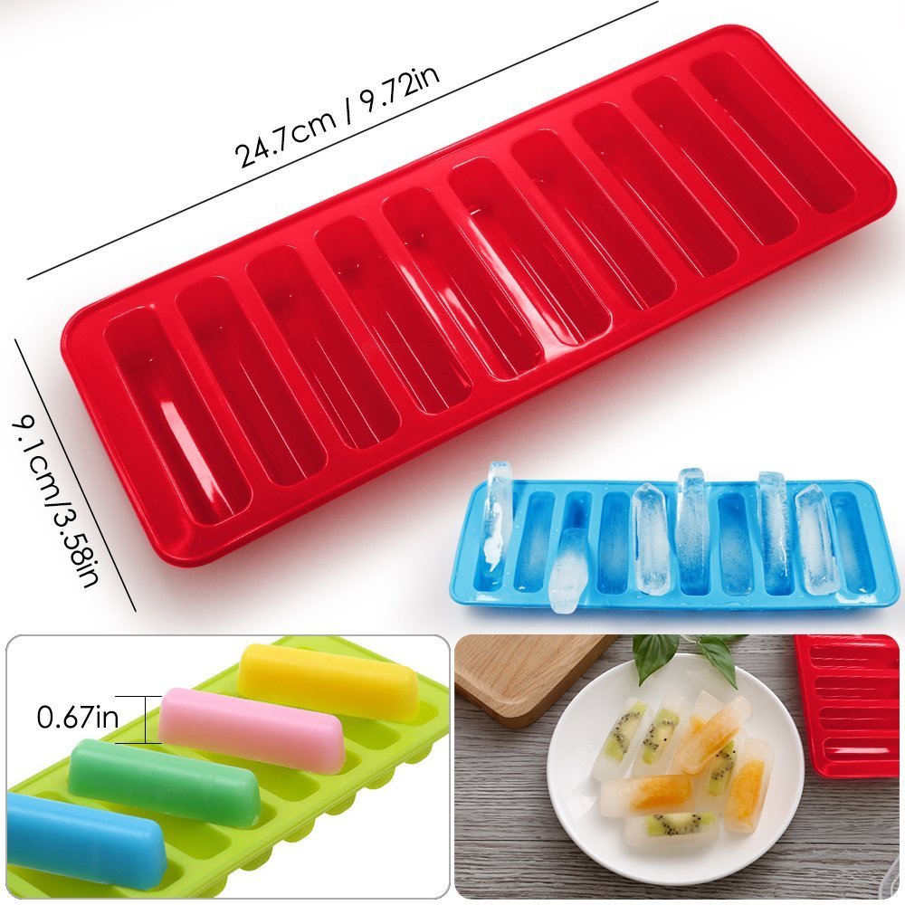 Schmale Eiswürfelform mit 10 Fächern 3