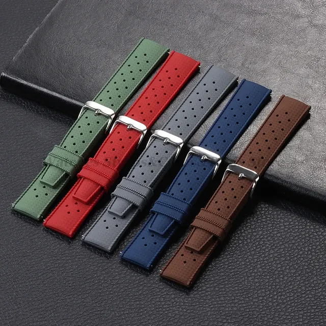 Tropisches Silikon-Uhrenarmband, Schnellverschluss 3