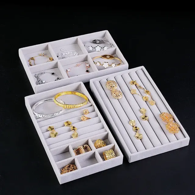 Samt-Schmuckbox-Set 4